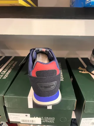 Zapatillas US GRAND POLO Azul/Rojo T 41,42,43,45