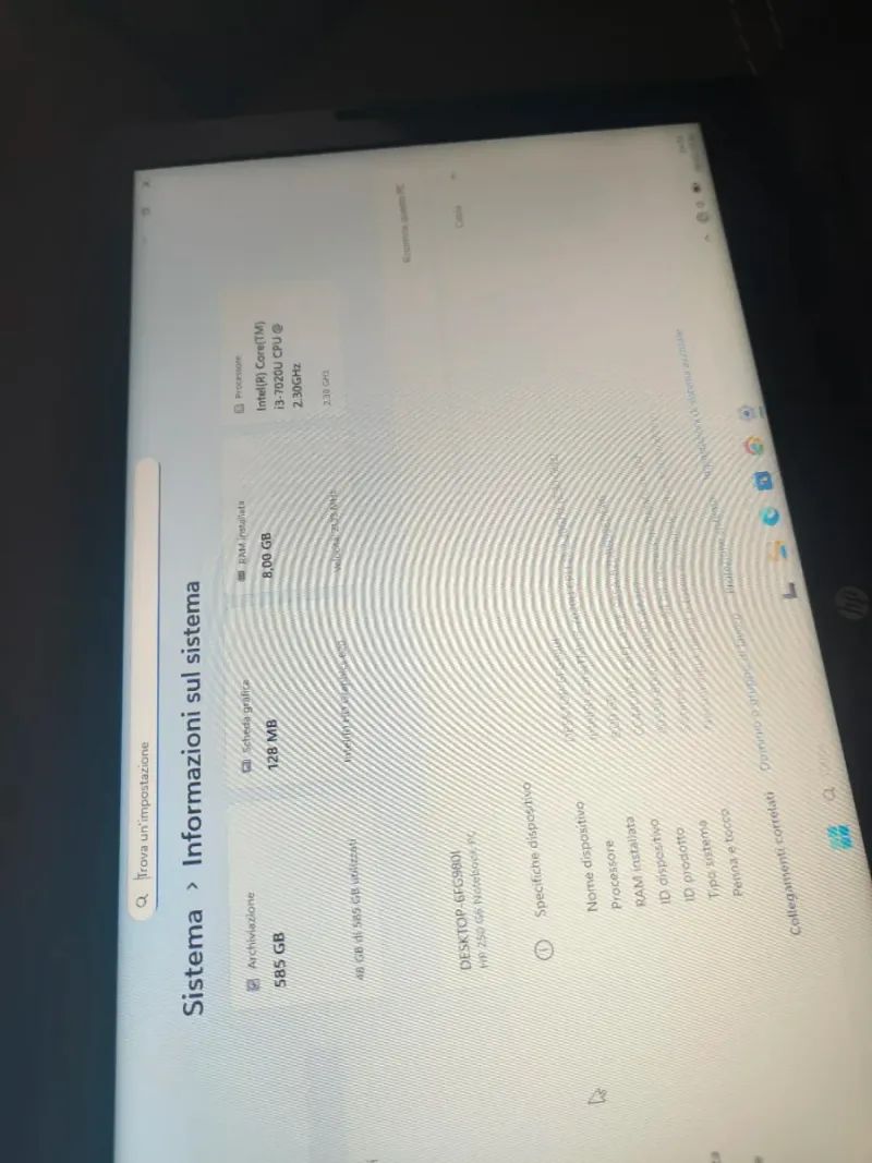Portátil HP i5 8gb RAM ssd 500gb 15.6" afbeelding 4