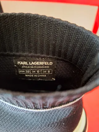 Botines Elásticos Karl Lagerfeld Negros
