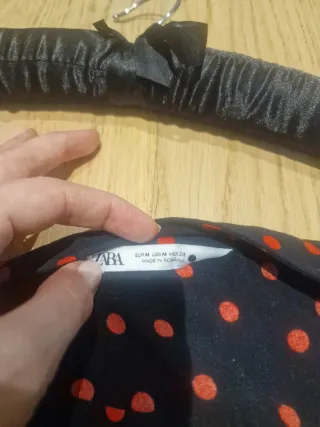 VESTITO A POIS CON PANNELLI M