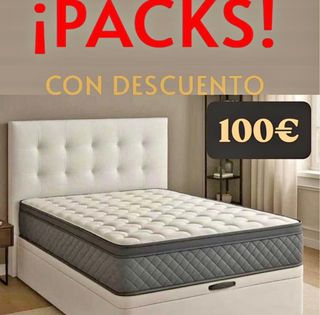 PACK CANAPÉ CON COLCHÓN DESCUENTOS