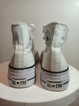 Converse Plataforma Blancas