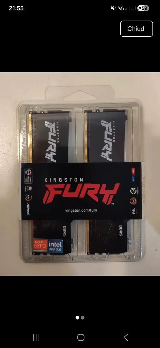 Kingston Fury DDR5 RAM 32GB