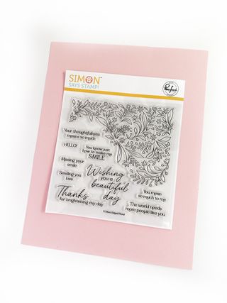 Set de sellos Simon Says Stamp Floral Border