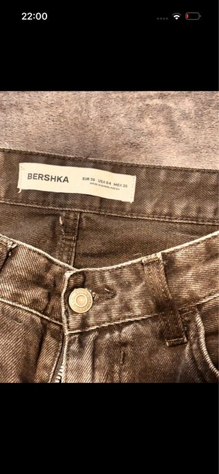 Pantalón negro ancho tiro bajo