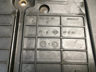 Bandeja bateria Renault Scenic II