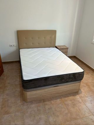 Cama canapé y colchón