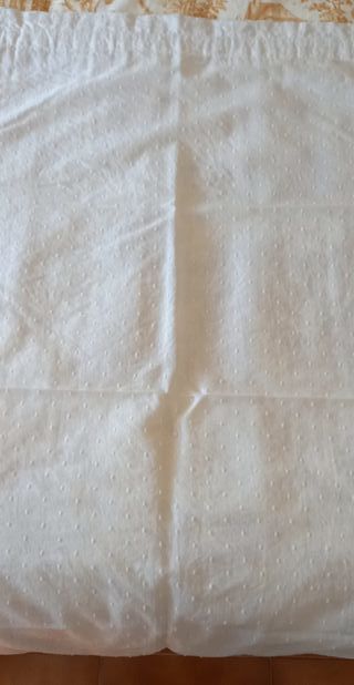 Visillos beige para ventana o armario