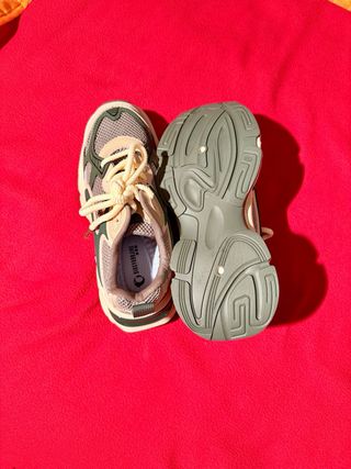 Sneakers triple s in tecnico green