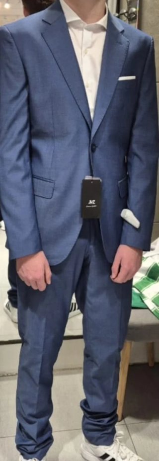 Traje juvenil azul