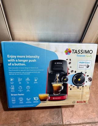 Cafetera Tassimo Bosch Intense One Roja y negra