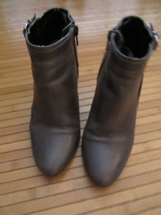 Botines Fosco Piel Marrón Talla 38