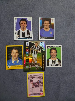 Lotto figurine e card Alessandro Del Piero
