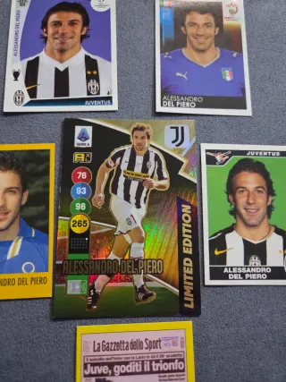 Lotto figurine e card Alessandro Del Piero