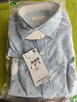 Camisa Milano Azul celeste Talla XL