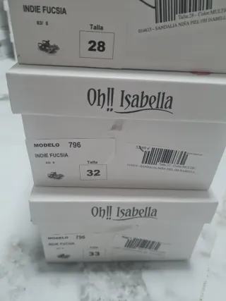 Chanclas Oh!! Isabella Multicolor y Rosa