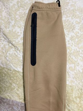 Pantalón Chándal Nike Tech Talla M Beige