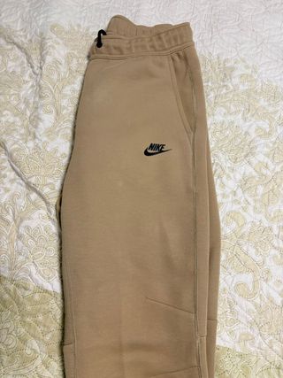 Pantalón Chándal Nike Tech Talla M Beige