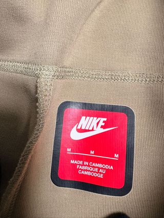 Pantalón Chándal Nike Tech Talla M Beige