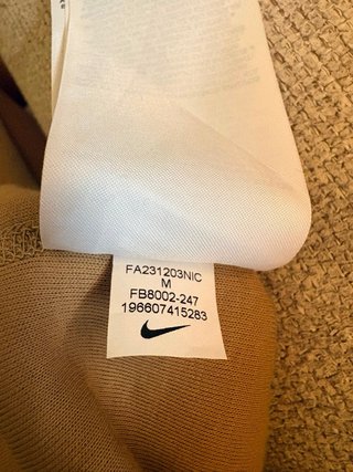 Pantalón Chándal Nike Tech Talla M Beige