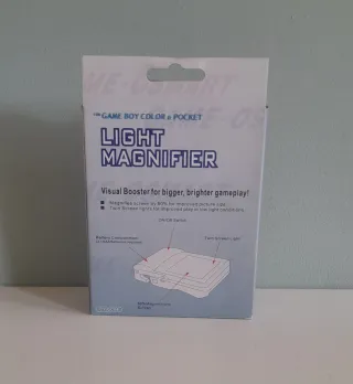Lupa con luz Game Boy Color y game boy Pocket