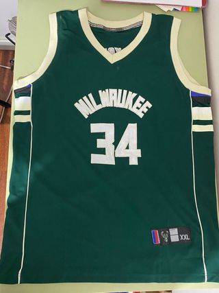 Camiseta Giannis Antetokounmpo 34 Milwaukee Bucks