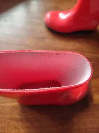 Stivali da pioggia rossi