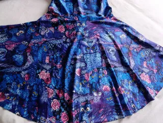Vestido fantasía búhos