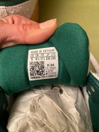 Zapatillas Adidas Samba XLG Beige/Verde