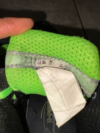 Scarpe U-Power antinfortunistiche nere e verdi