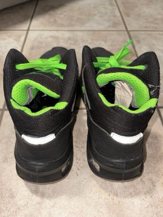 Scarpe U-Power antinfortunistiche nere e verdi