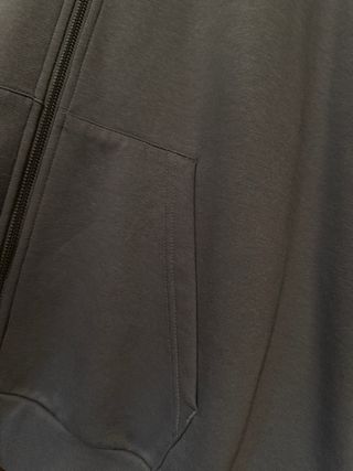 Chaqueta Adidas Gris con Cremallera