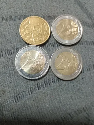 Colección 4 monedas Euro