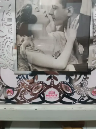 Cornice portafoto rosa Byzantium Hervit 24x29