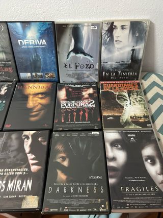 Lote dvd 18 “ 15 DVDs Terror y Suspense”