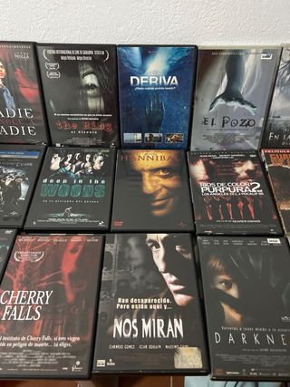 Lote dvd 18 “ 15 DVDs Terror y Suspense”