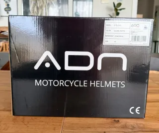 Casco Moto ADN Stelvio Blanco Talla M