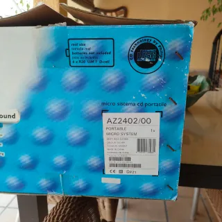 Philips AZ2402/00 Radio CD Portátil