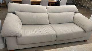 Sofá nórdico 4 plazas beige