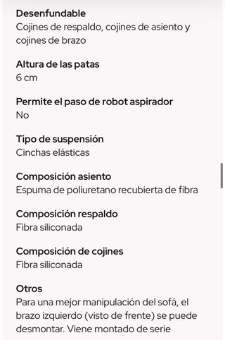 Sofá nórdico 4 plazas beige