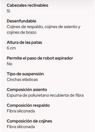 Sofá nórdico 4 plazas beige