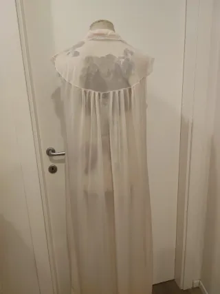 Camicia da notte anni '60 rosa pallido