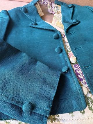 Traje niño Saraguell verde esmeralda