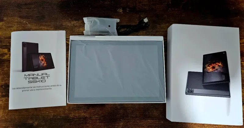 Tablet SSK K10 Negro Mate afbeelding 2
