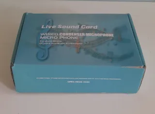 Interfaz de Audio Mezclador Live Stream