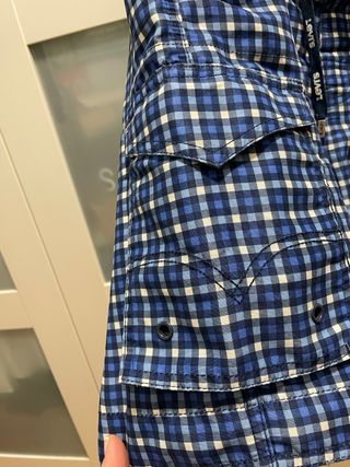 Bañador Levi's Cuadros Azul y Blanco