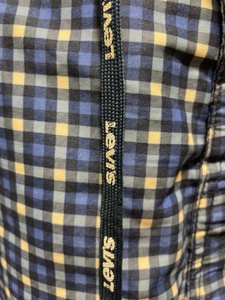 Bañador Levi's Cuadros Azul y Blanco