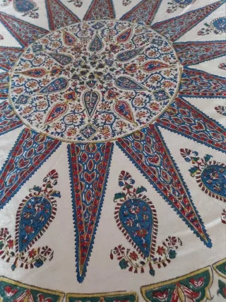 Tovaglia rotonda artigianato persiano