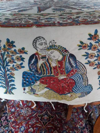 Tovaglia rotonda artigianato persiano
