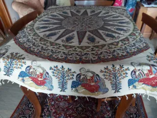 Tovaglia rotonda artigianato persiano